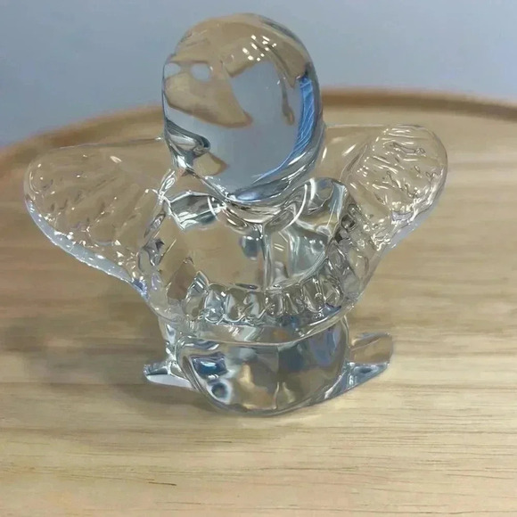 Baccarat Crystal Blowing a Kiss Cherub Angel Figurine - Picture 5 of 5